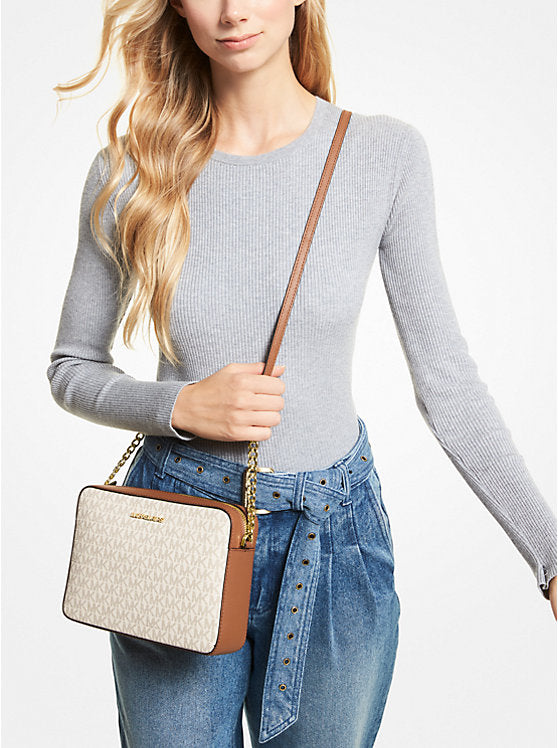 (PREORDER) MICHAEL KORS - Jet Set Large Printed Logo Crossbody Bag 35F8GTTC3B