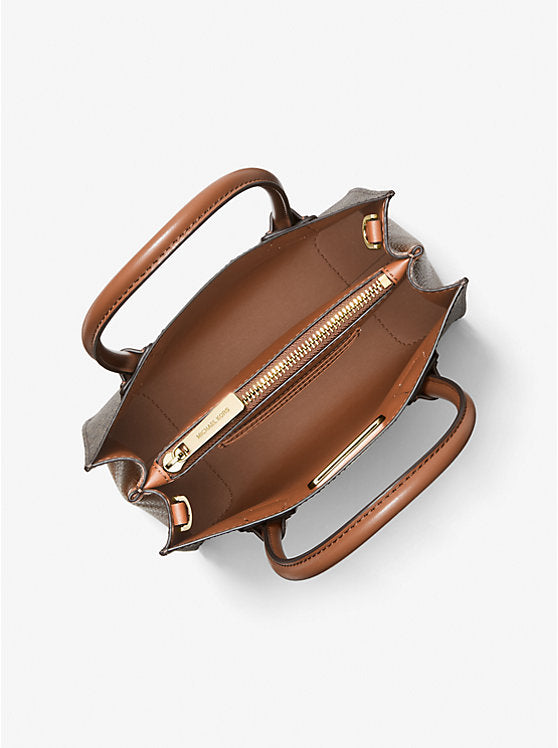 (PREORDER) Michael Kors - Mercer Medium Logo and Leather Accordion Crossbody Bag 35S1GM9M2B