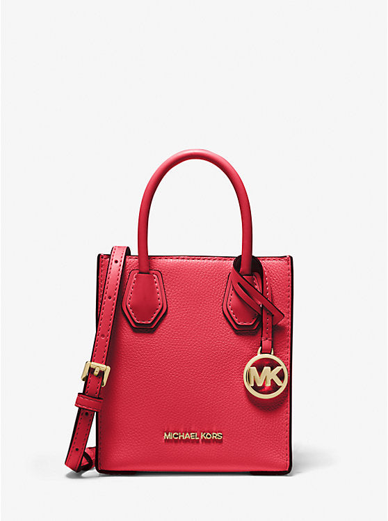 (PREORDER) MICHAEL KORS - Mercer Extra-Small Pebbled Leather Crossbody Bag 35S1GM9T0L 35H1SM9C0L