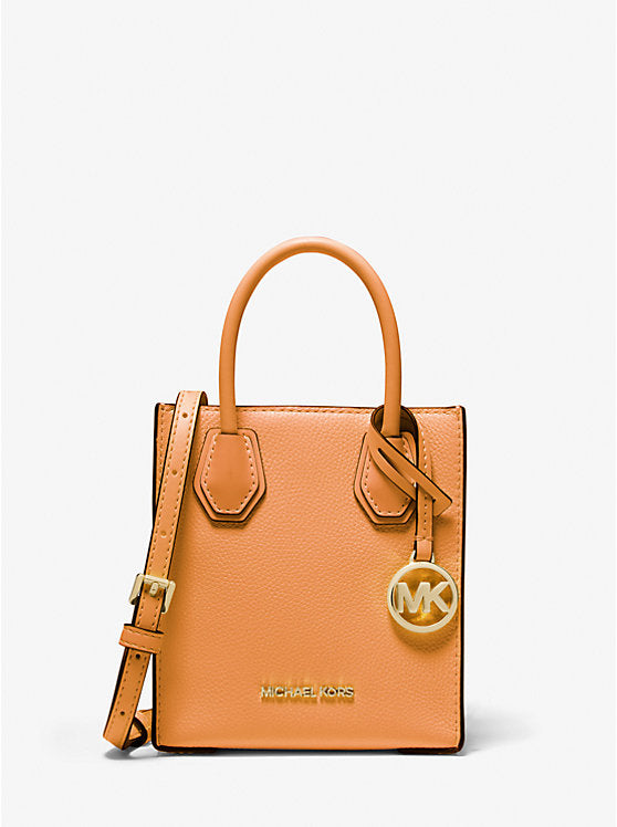 (PREORDER) MICHAEL KORS - Mercer Extra-Small Pebbled Leather Crossbody Bag 35S1GM9T0L 35H1SM9C0L
