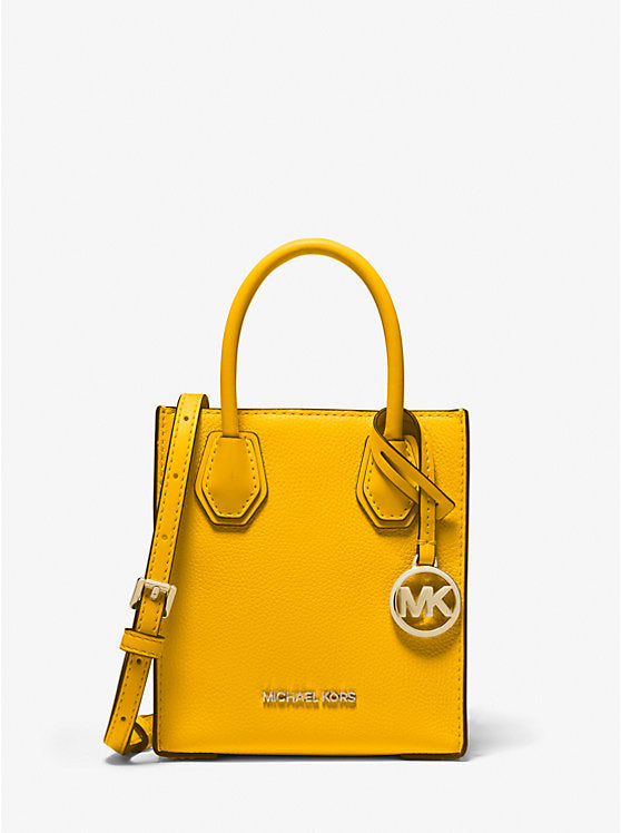 (PREORDER) MICHAEL KORS - Mercer Extra-Small Pebbled Leather Crossbody Bag 35S1GM9T0L 35H1SM9C0L