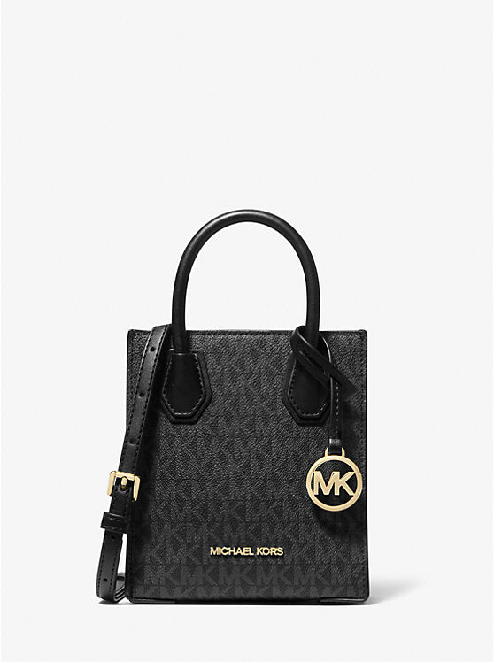 (PREORDER) MICHAEL KORS - Mercer Extra-Small Logo and Leather Crossbody Bag 35T1GM9C0I