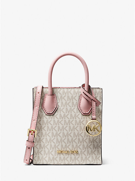 (PREORDER) MICHAEL KORS - Mercer Extra-Small Logo and Leather Crossbody Bag 35T1GM9C0I