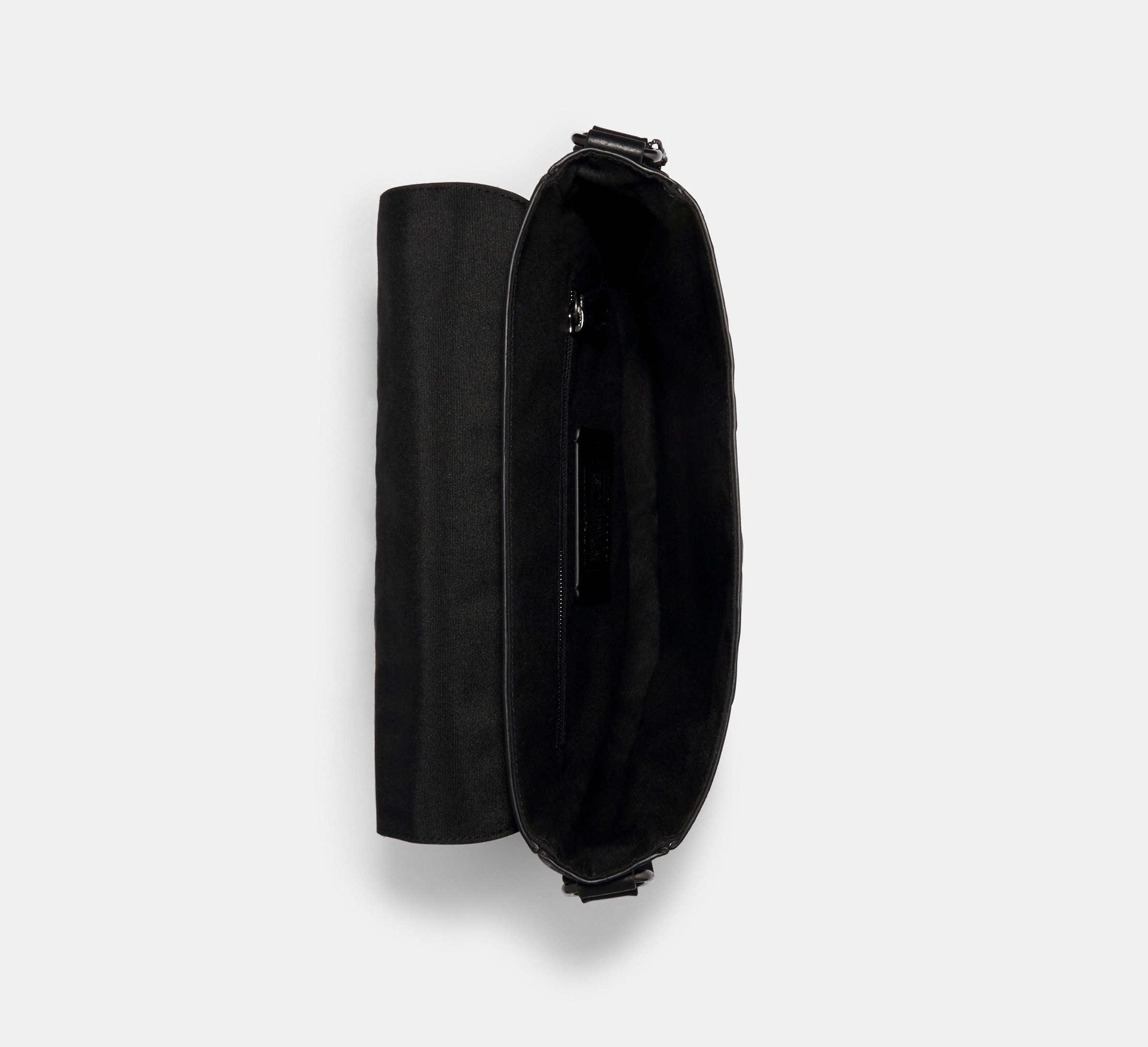 (PREORDER) COACH - Houston Map Bag In Signature Leather 4006 Gunmetal/Black