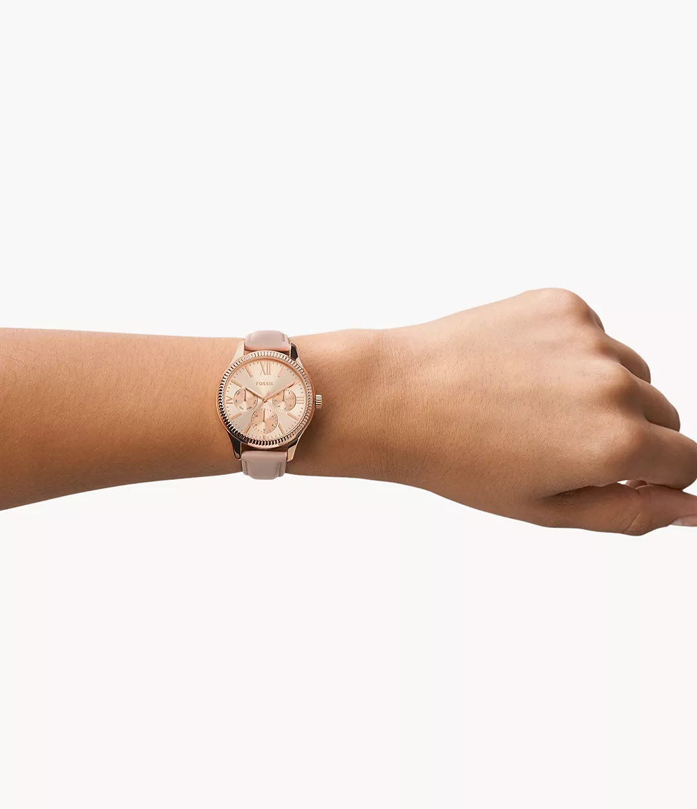 (PREORDER) FOSSIL - Rye Multifunction Leather Watch BQ3763 BQ3764 BQ3765