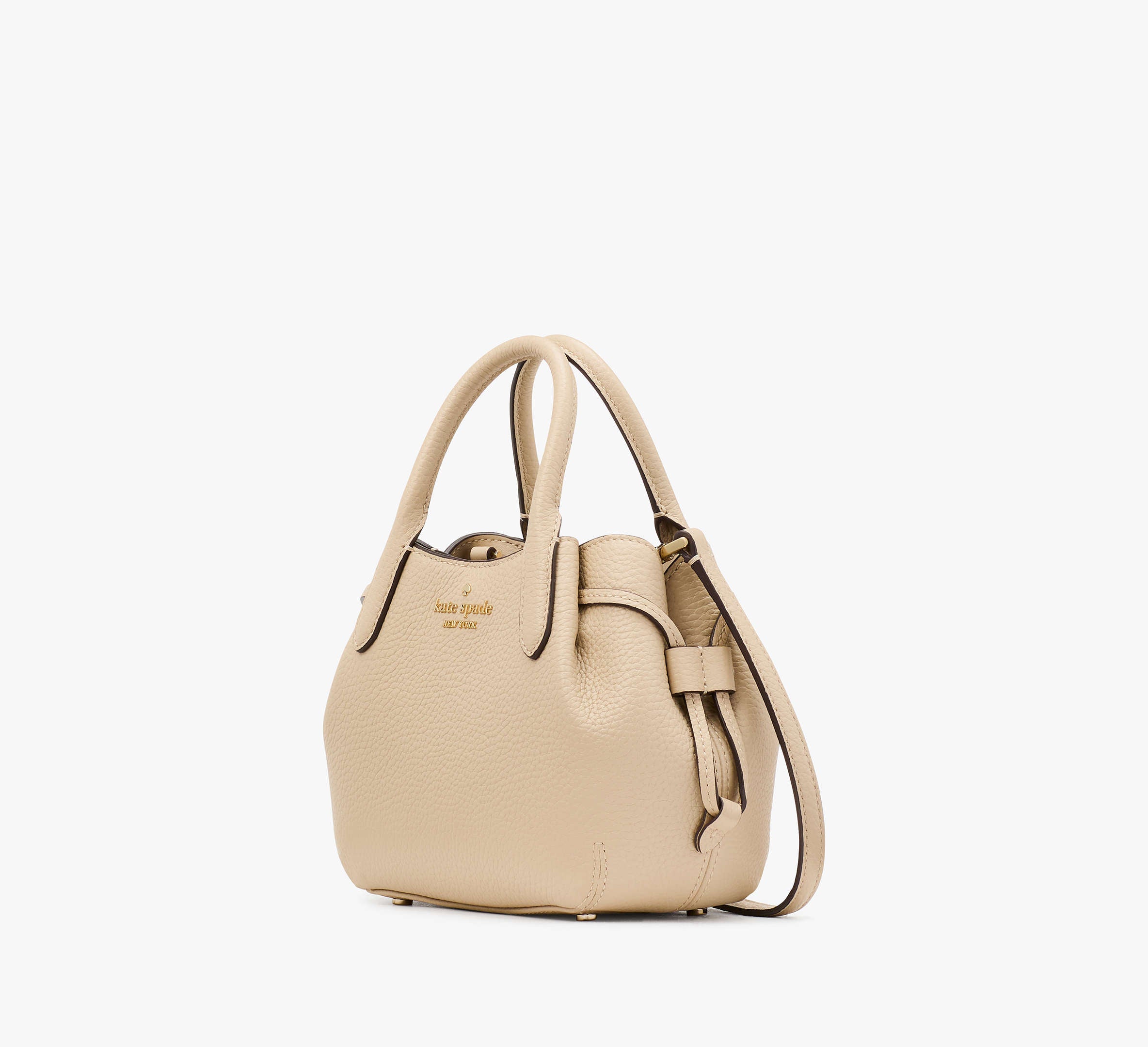 (READY STOCK🇲🇾) Kate Spade - Dumpling Mini Satchel KI859 Light Sand