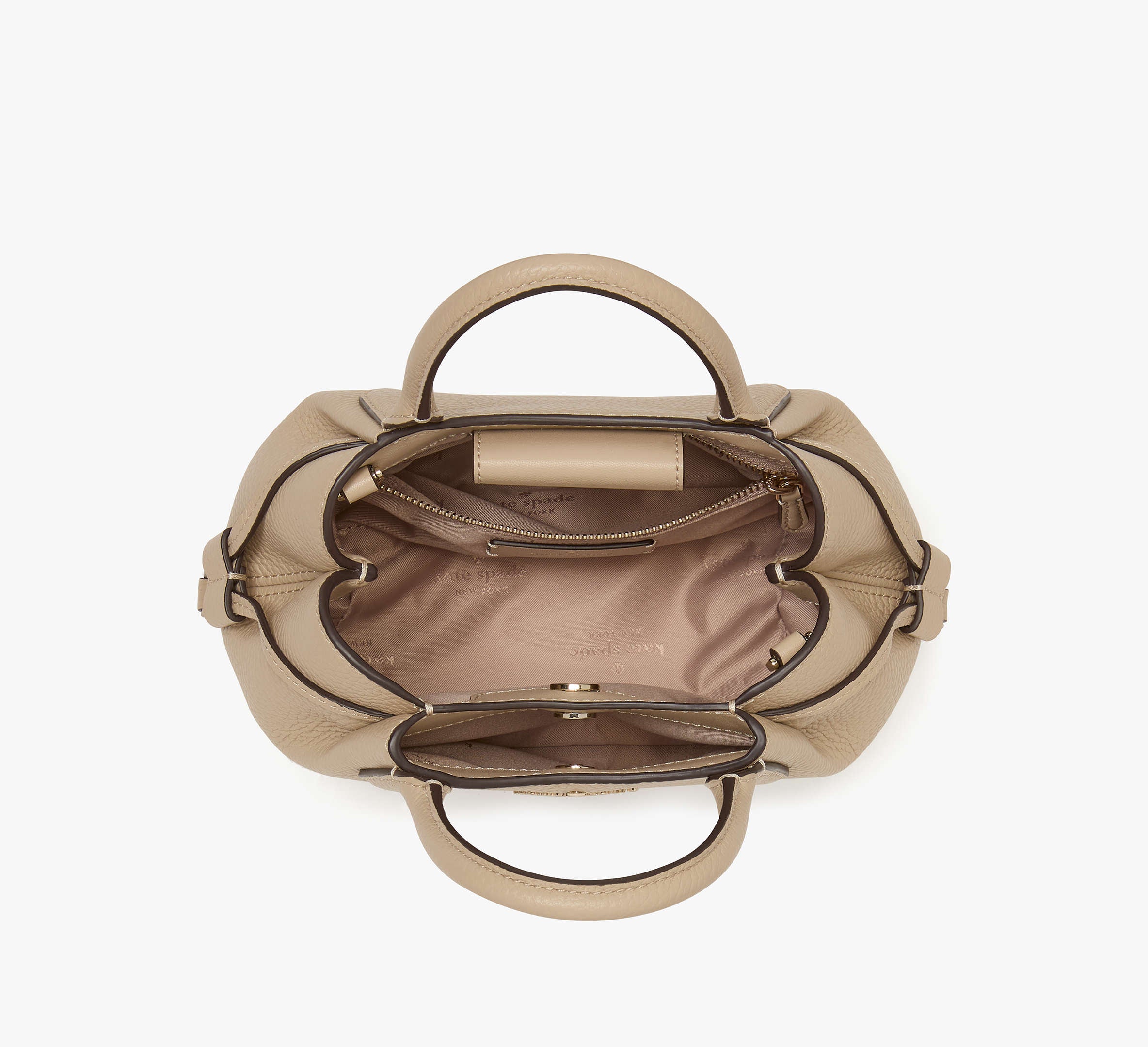 (READY STOCK🇲🇾) Kate Spade - Dumpling Mini Satchel KI859 Light Sand