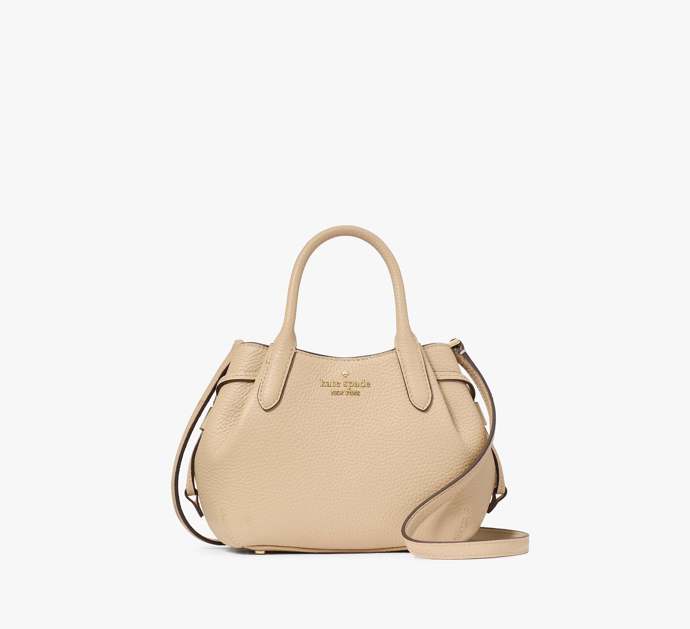 (READY STOCK🇲🇾) Kate Spade - Dumpling Mini Satchel KI859 Light Sand