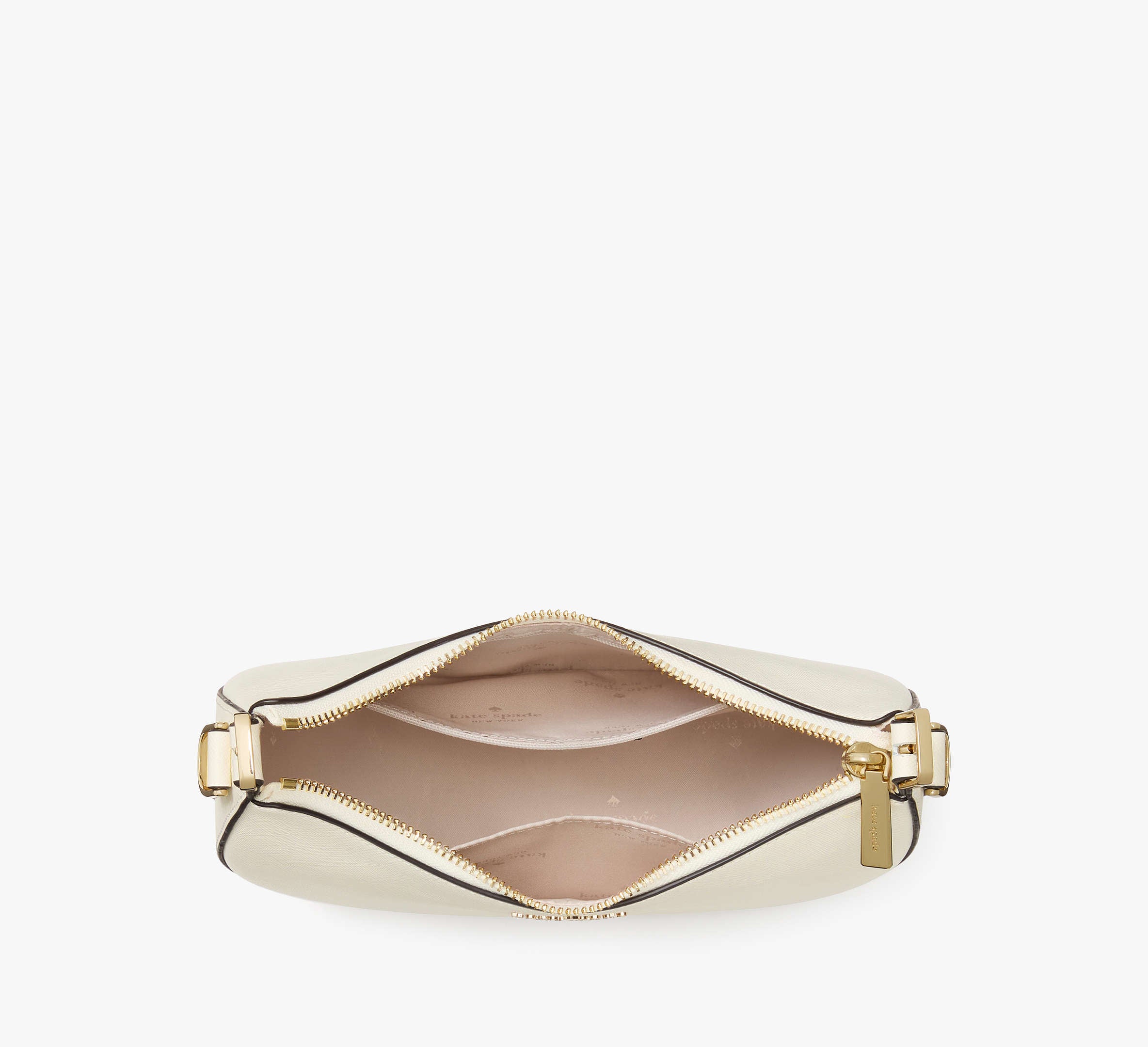 (PREORDER) Kate Spade - Madison Saffiano Leather Crescent Shoulder Bag KK949 Meringue