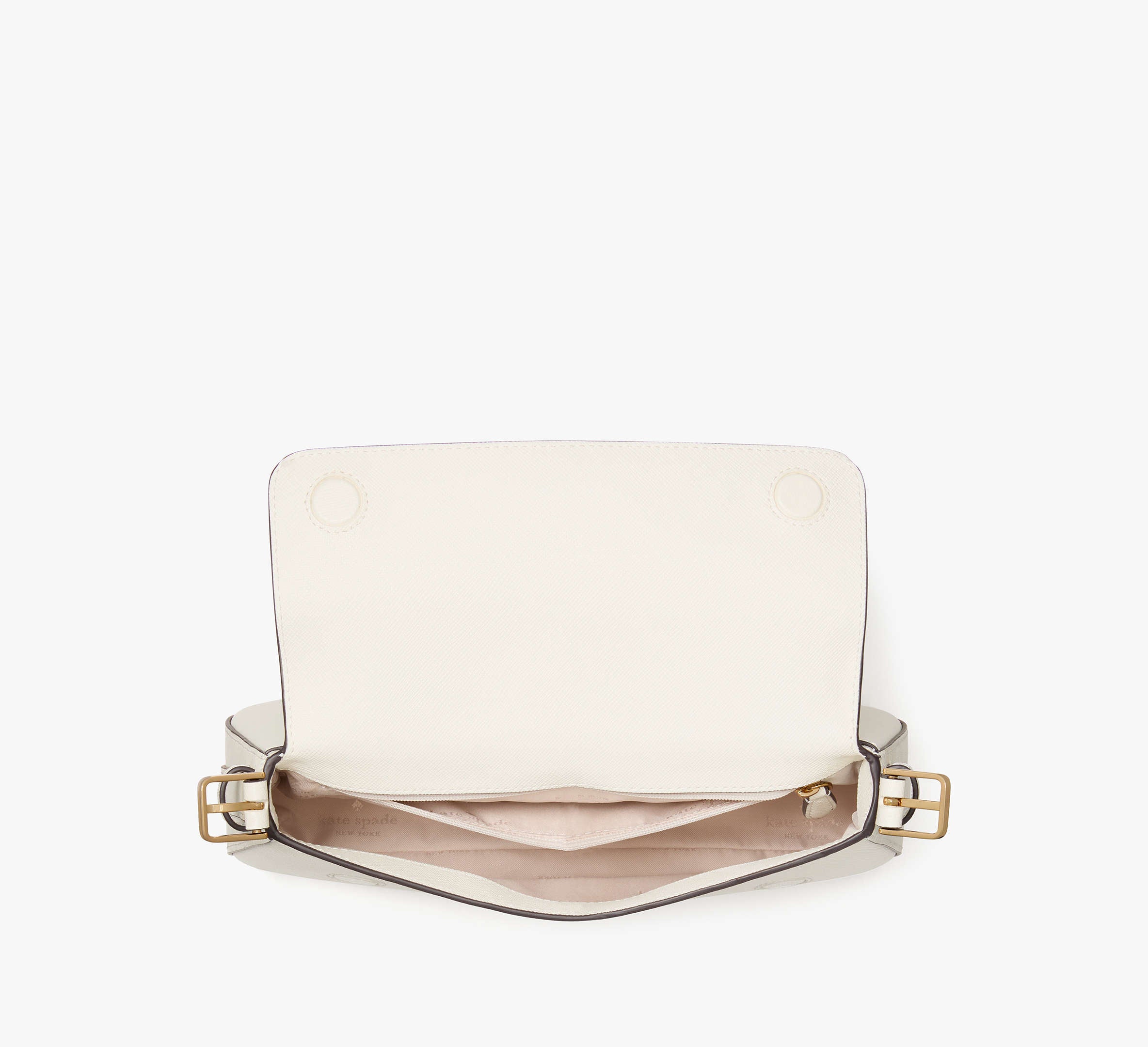 (PREORDER) Kate Spade - Madison Saffiano Leather Small Flap Shoulder Bag KK952 Meringue