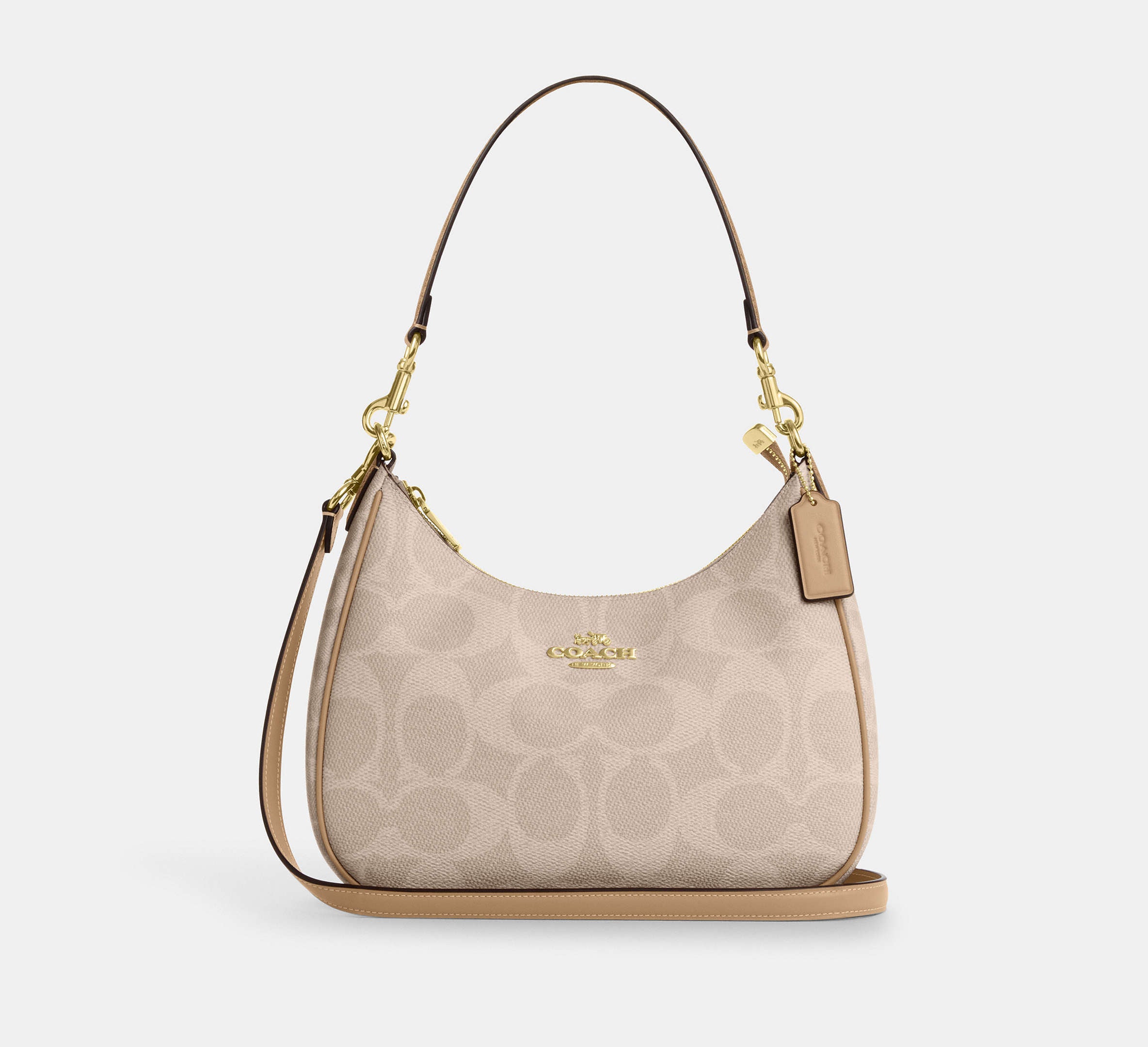 (PREORDER) COACH - Teri Hobo In Signature Canvas CV940 | CAA69
