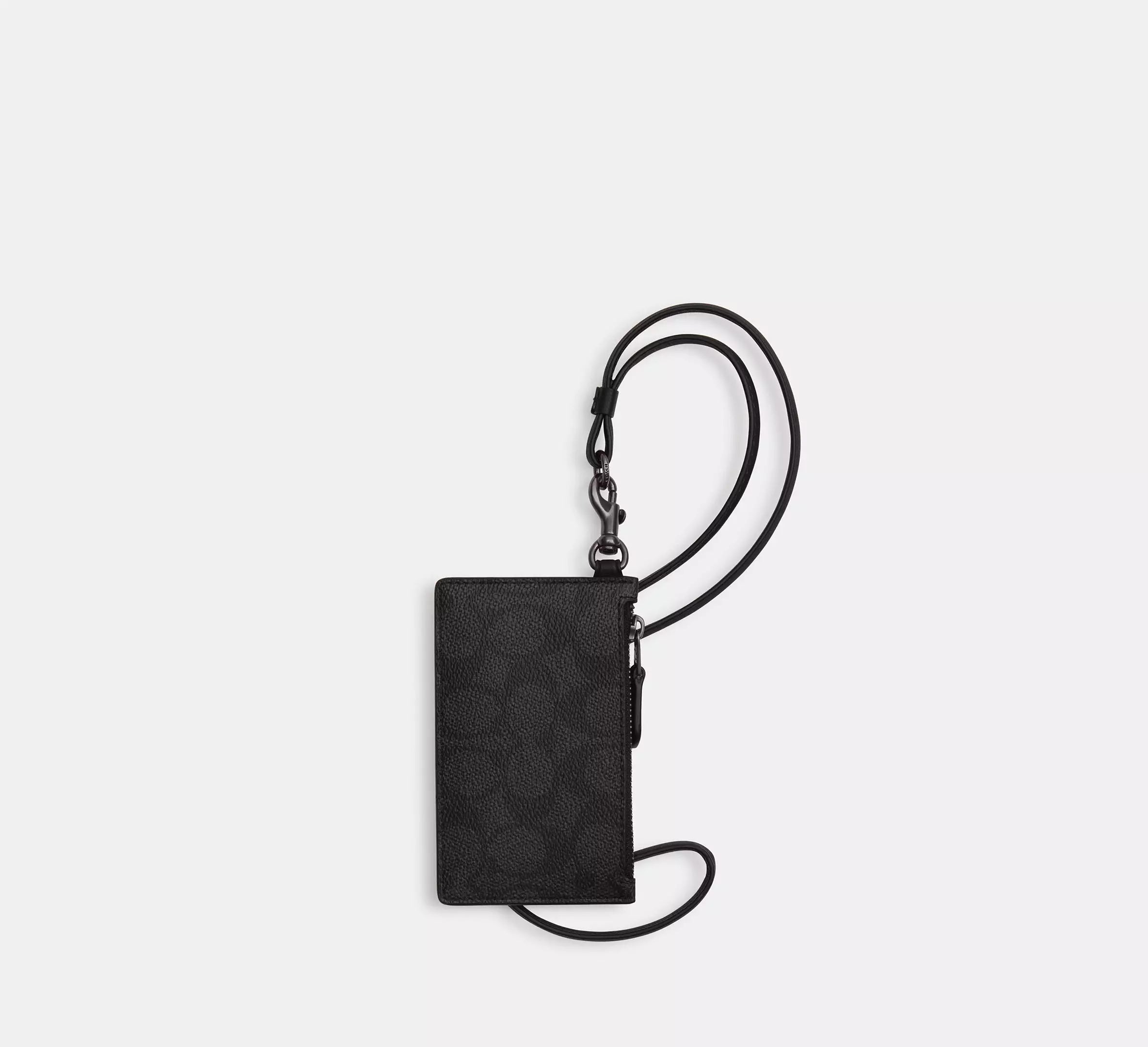 (PREORDER) COACH - Zip Lanyard Card Case CAJ45 | Zip Lanyard Card Case In Signature Canvas CAJ46