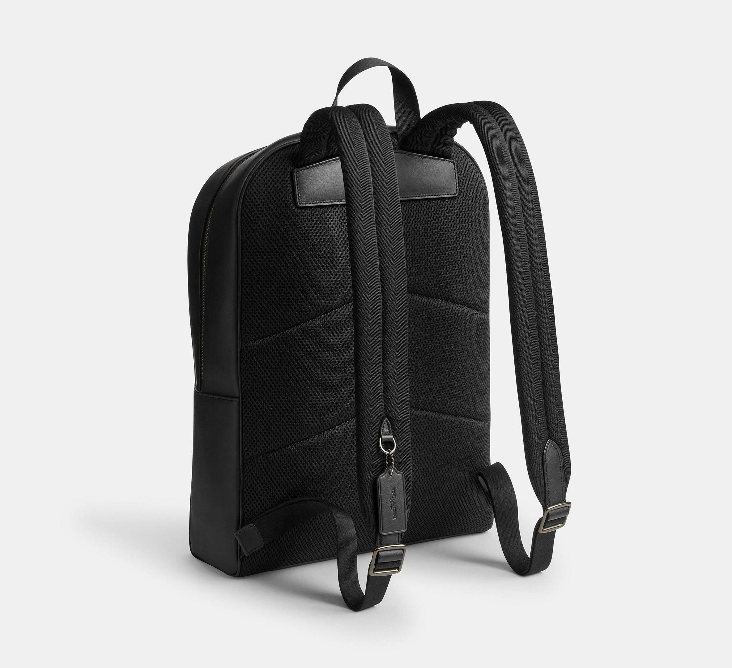 (PREORDER) COACH - Owen Backpack In Signature Canvas CAJ90 Charcoal Black