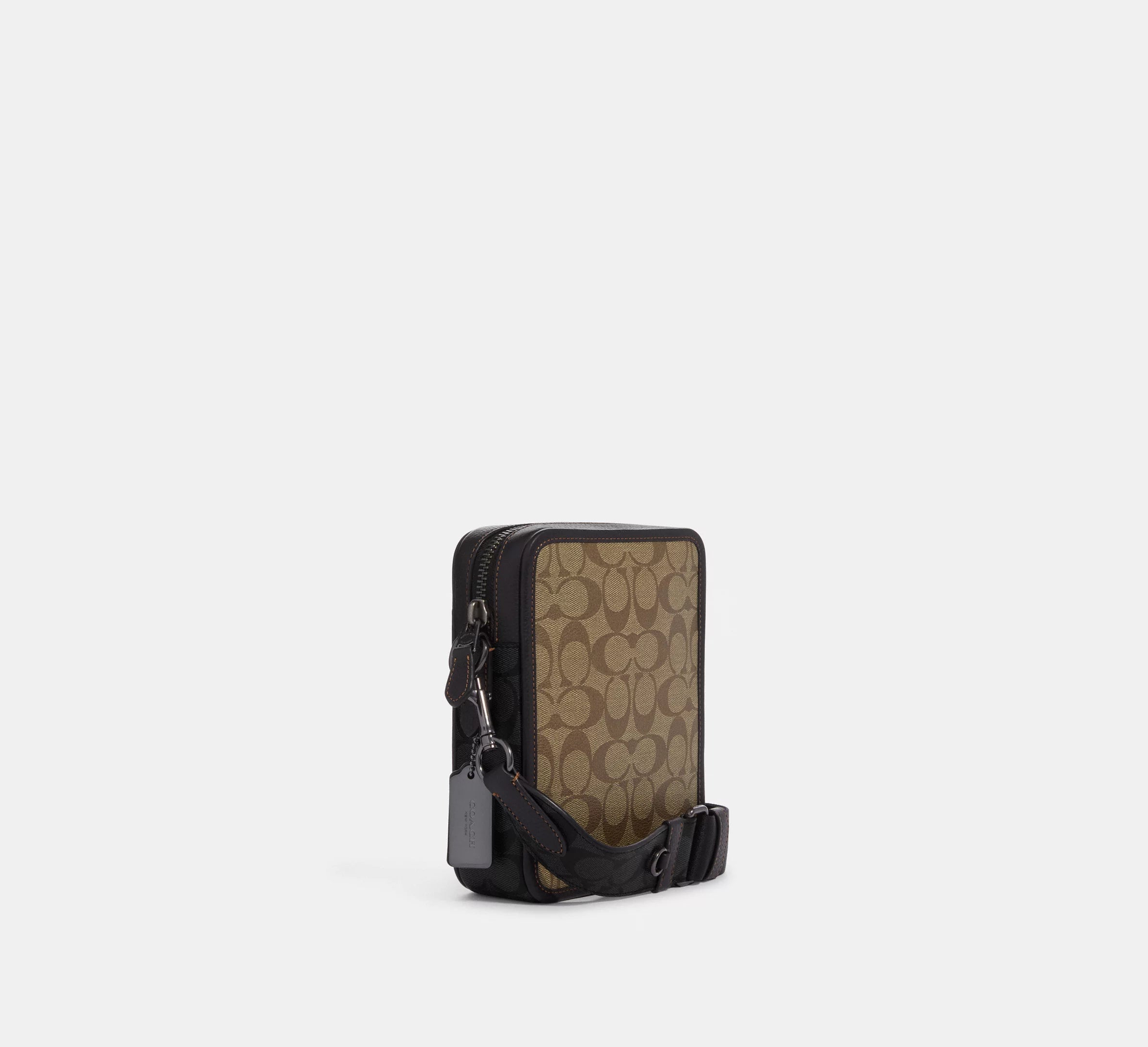 (PREORDER) COACH - Sullivan Crossbody In Signature Canvas CW388 | Blocked Signature Canvas CW386 Khaki/Charcoal