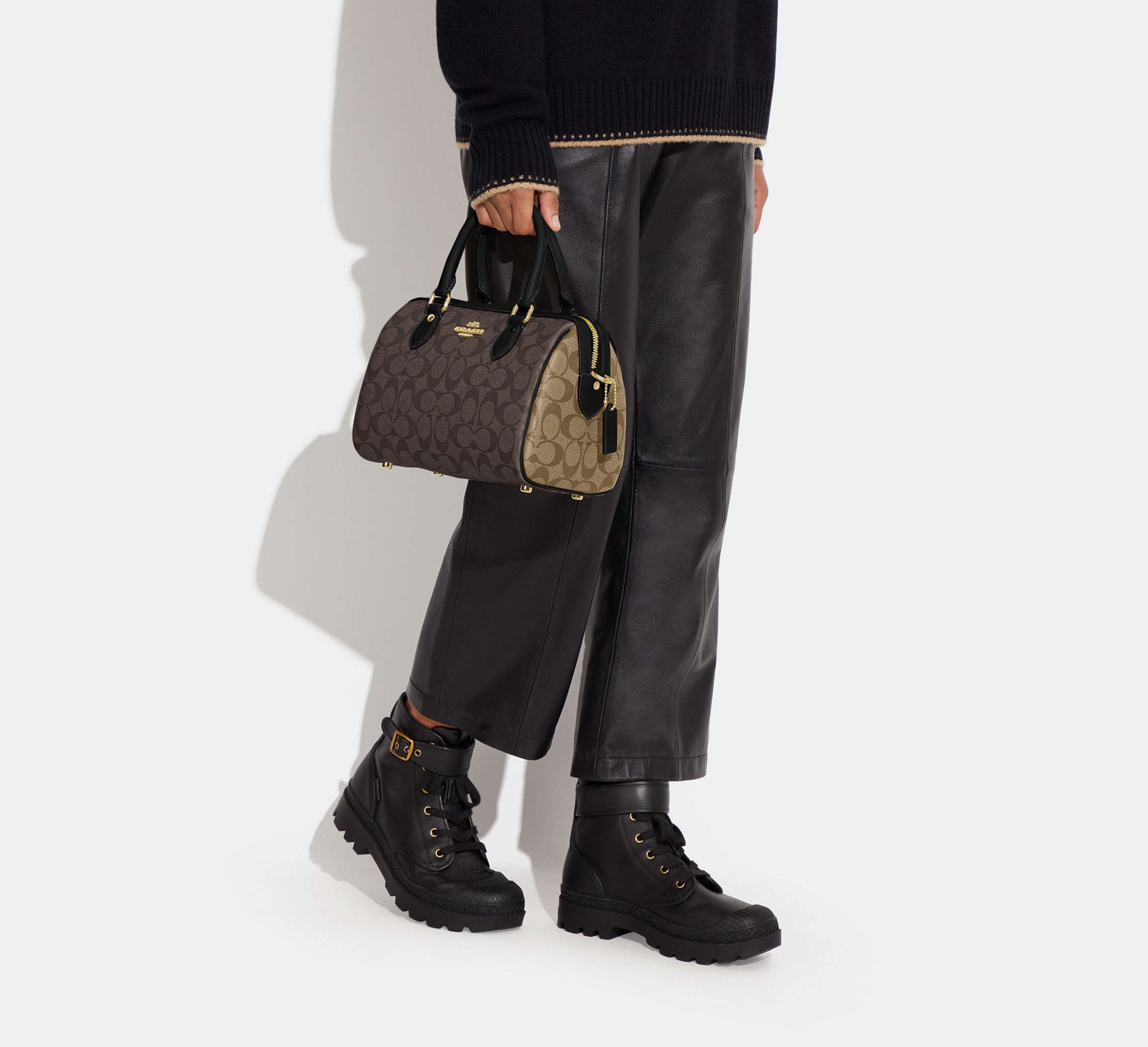 (PREORDER) COACH - Rowan Satchel Bag In Signature Canvas CH280 CS188