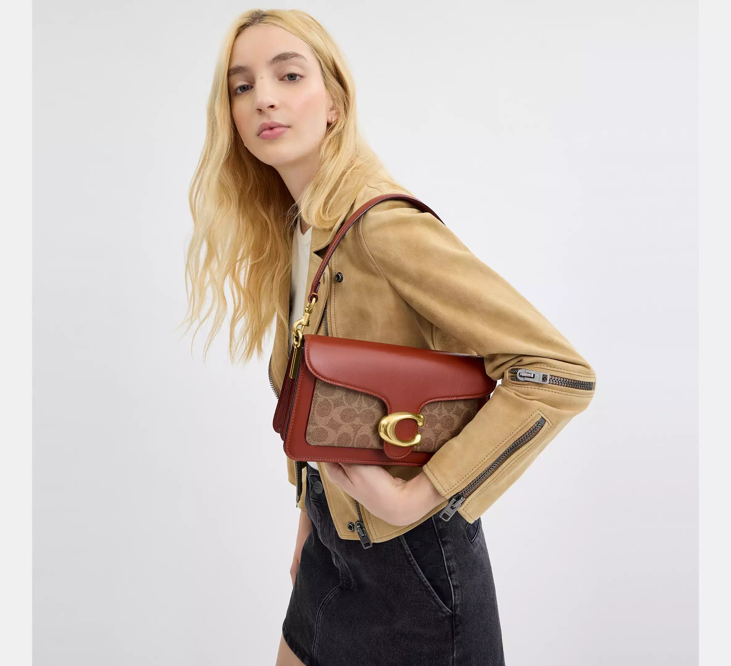 (PREORDER) COACH - Tabby Shoulder Bag 26 Signature Canvas CI032