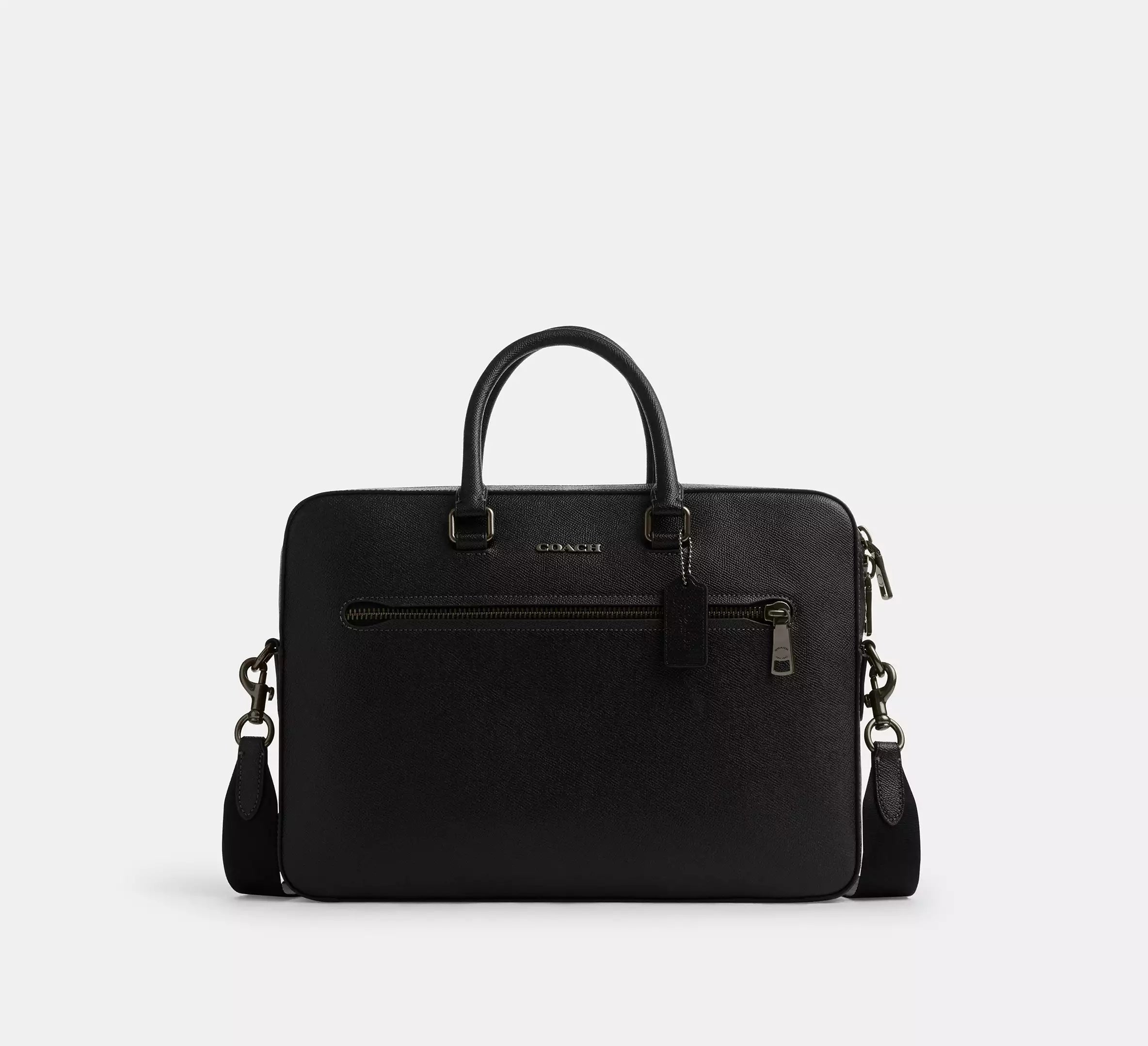 Coach slim briefcase on sale