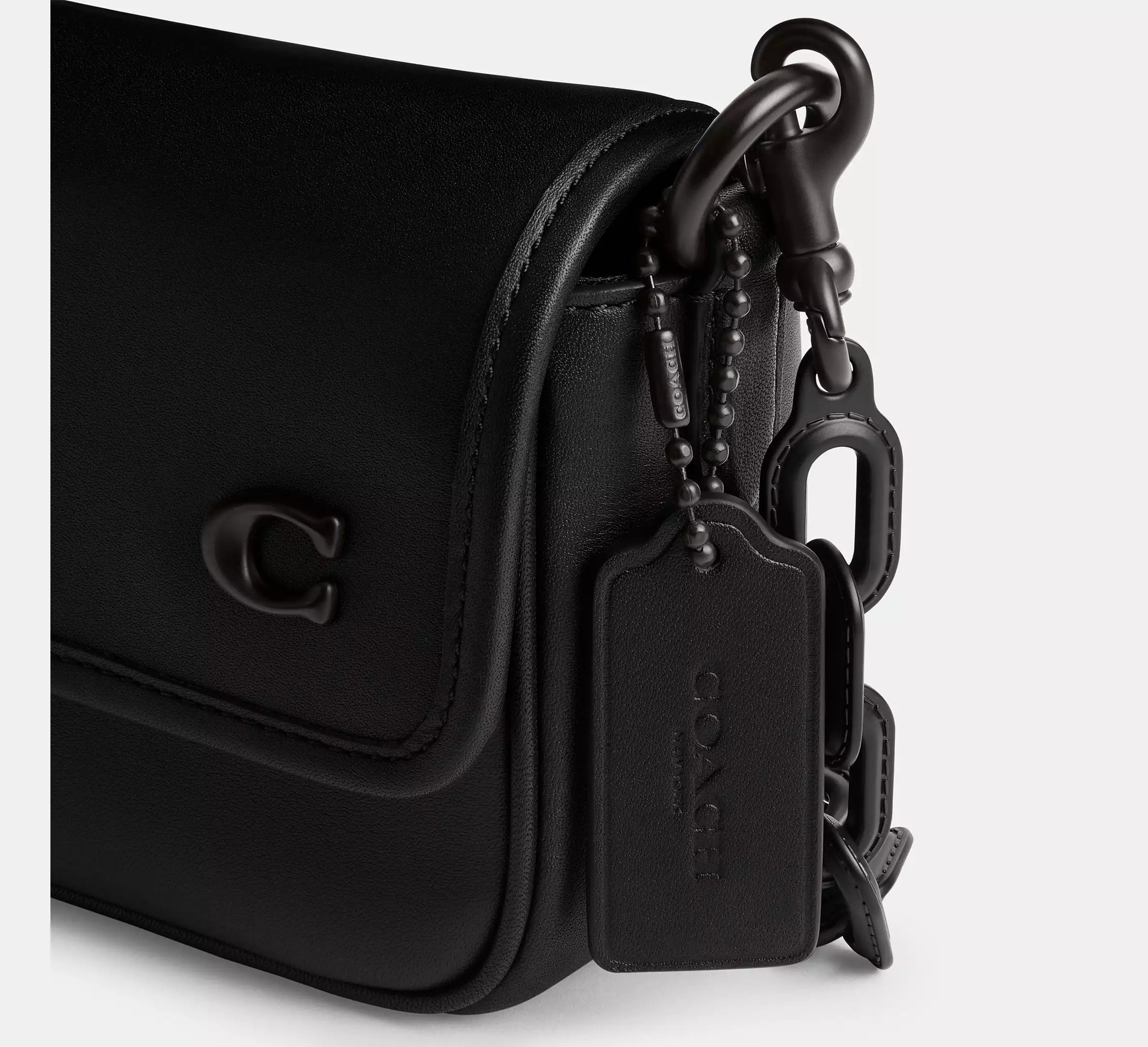 (PREORDER) COACH - Charter Flap Crossbody Bag 18 CR754 Black