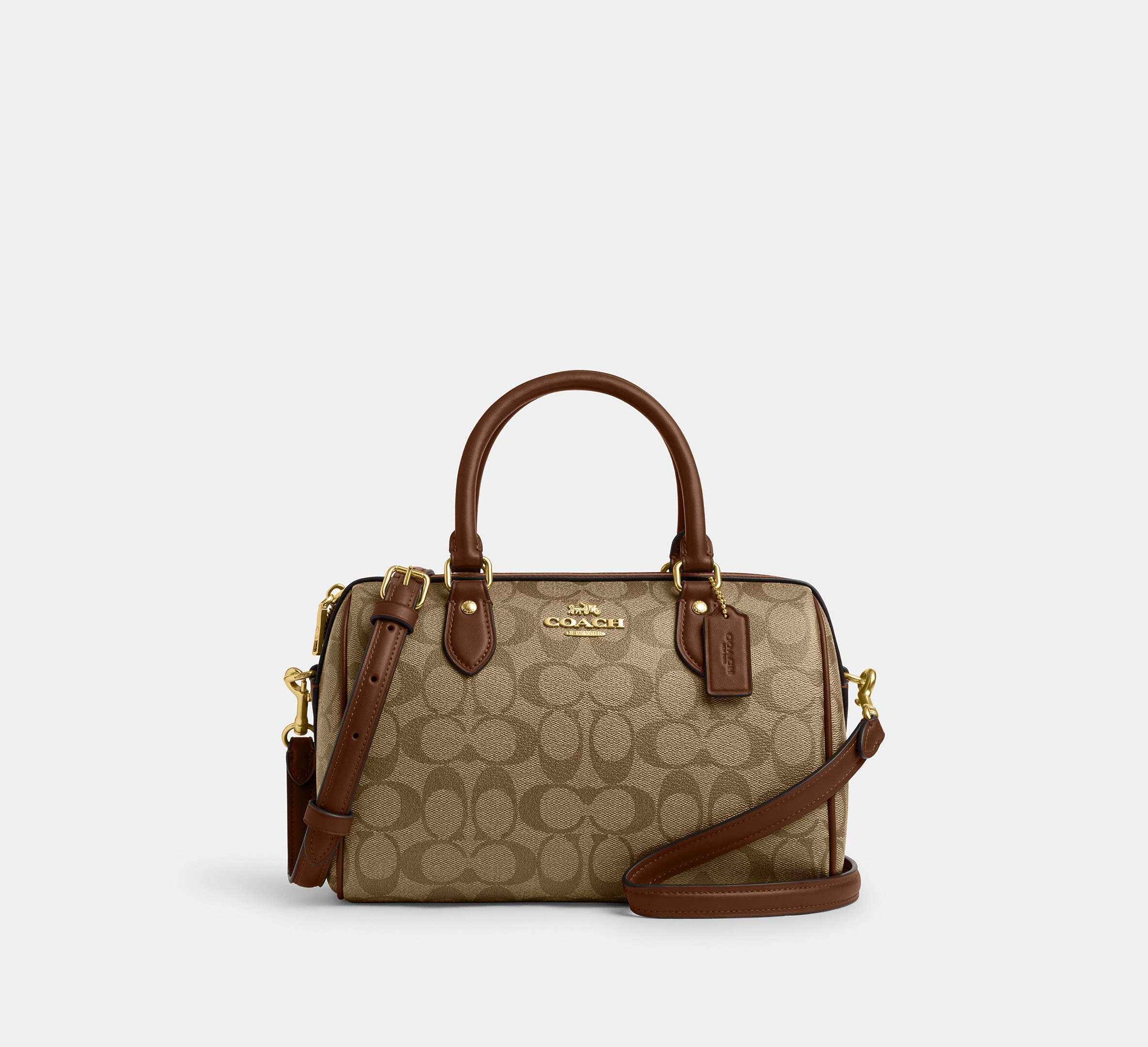 (PREORDER) COACH - Rowan Satchel Bag In Signature Canvas CH280 CS188