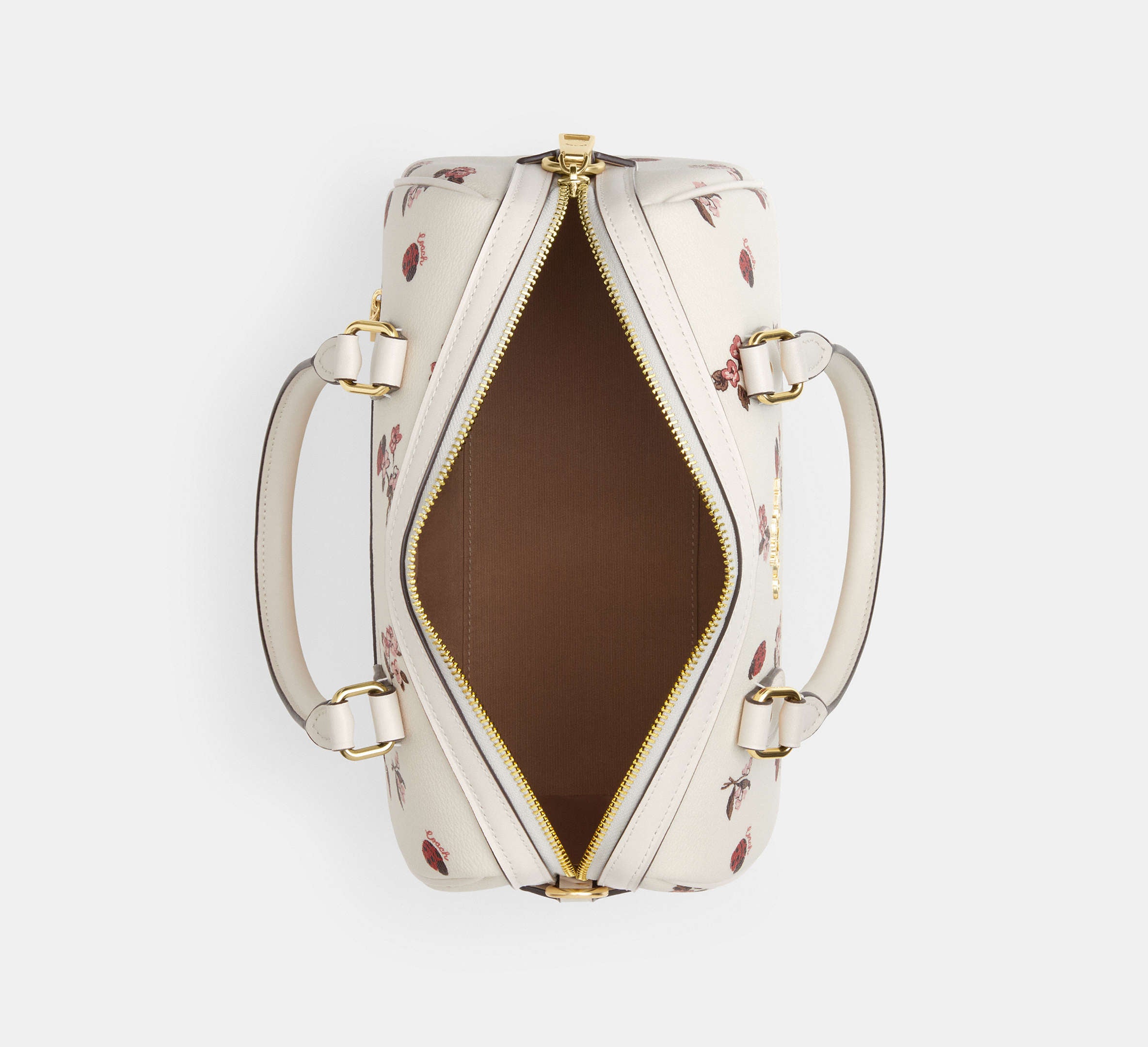 (PREORDER) COACH - Rowan Satchel Bag With Ladybug Floral Print CU272