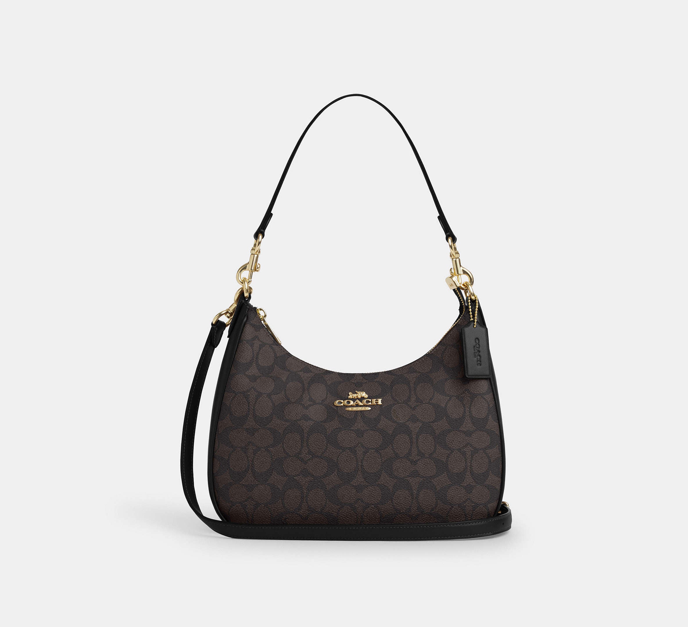 (PREORDER) COACH - Teri Hobo In Signature Canvas CV940 | CAA69