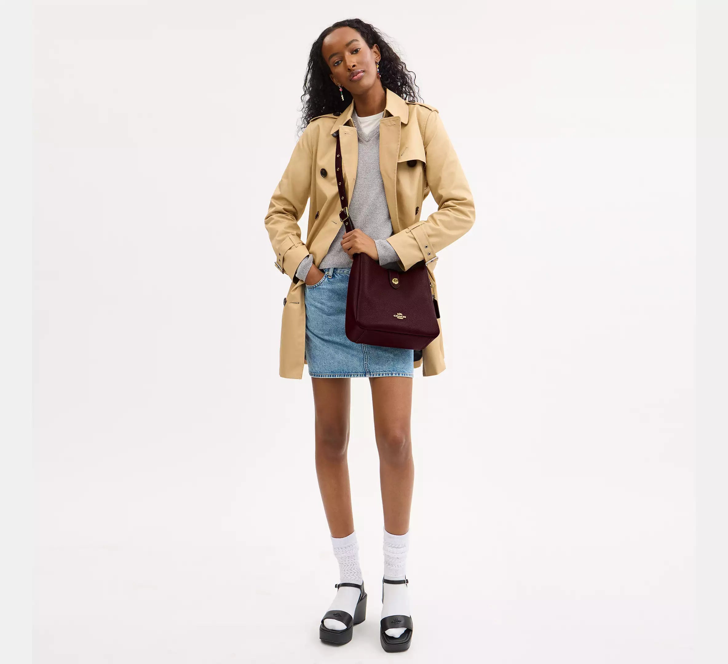 (PREORDER) COACH - Hadley Convertible Crossbody Bag CW002 CAL93 CAK50