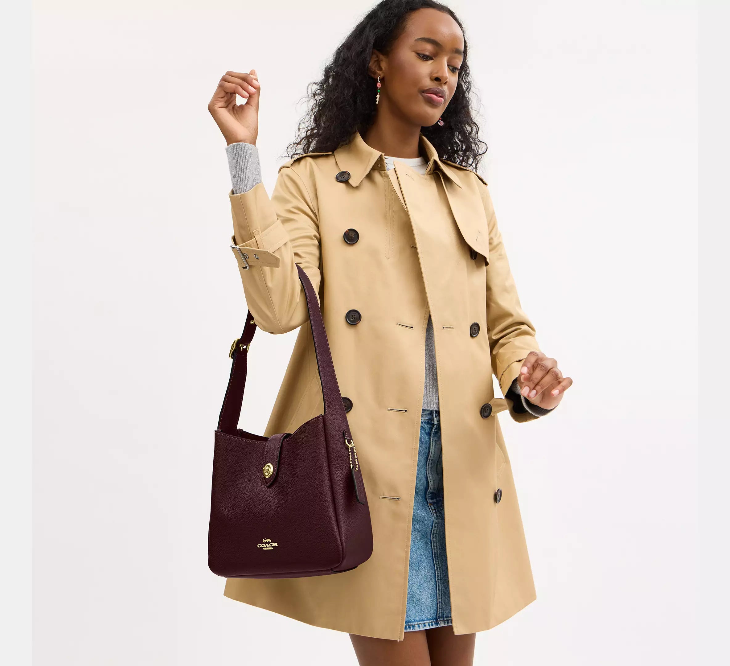 (PREORDER) COACH - Hadley Convertible Crossbody Bag CW002 CAL93 CAK50