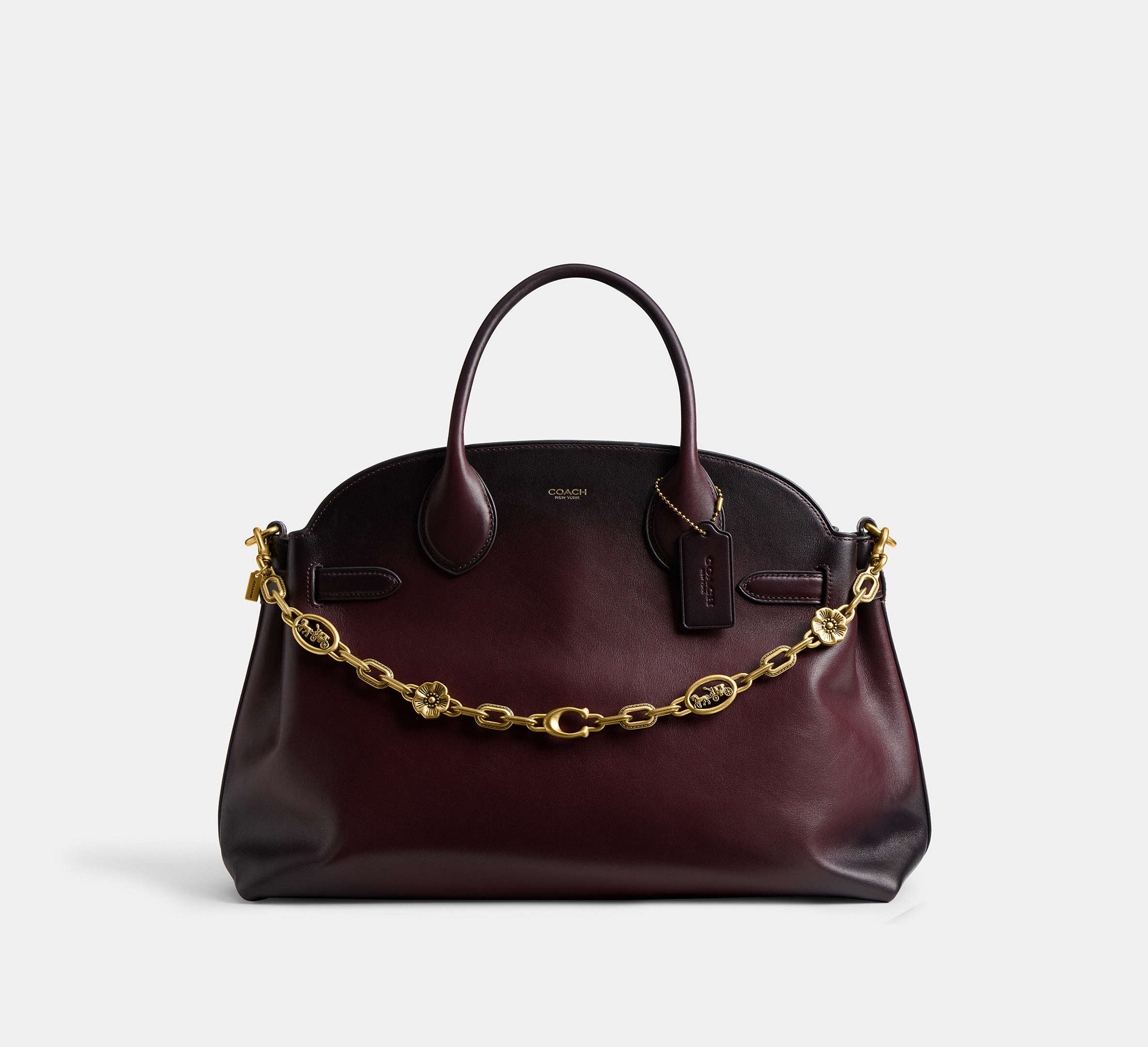 (PREORDER) COACH - Horse And Carriage Chain Strap CX180 Brass/Brass