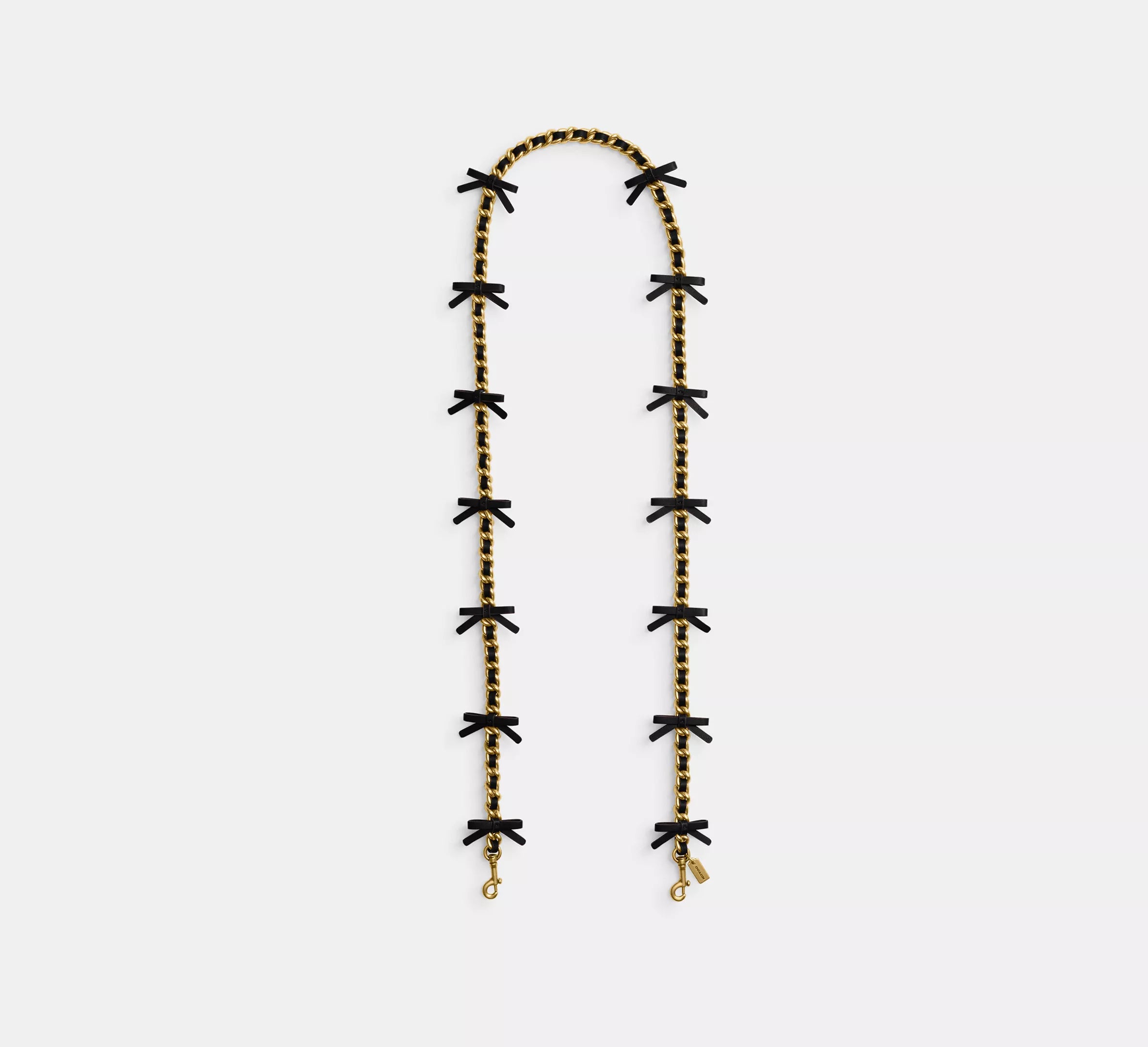 (PREORDER) COACH - Leather Chain Strap With Bows CY260