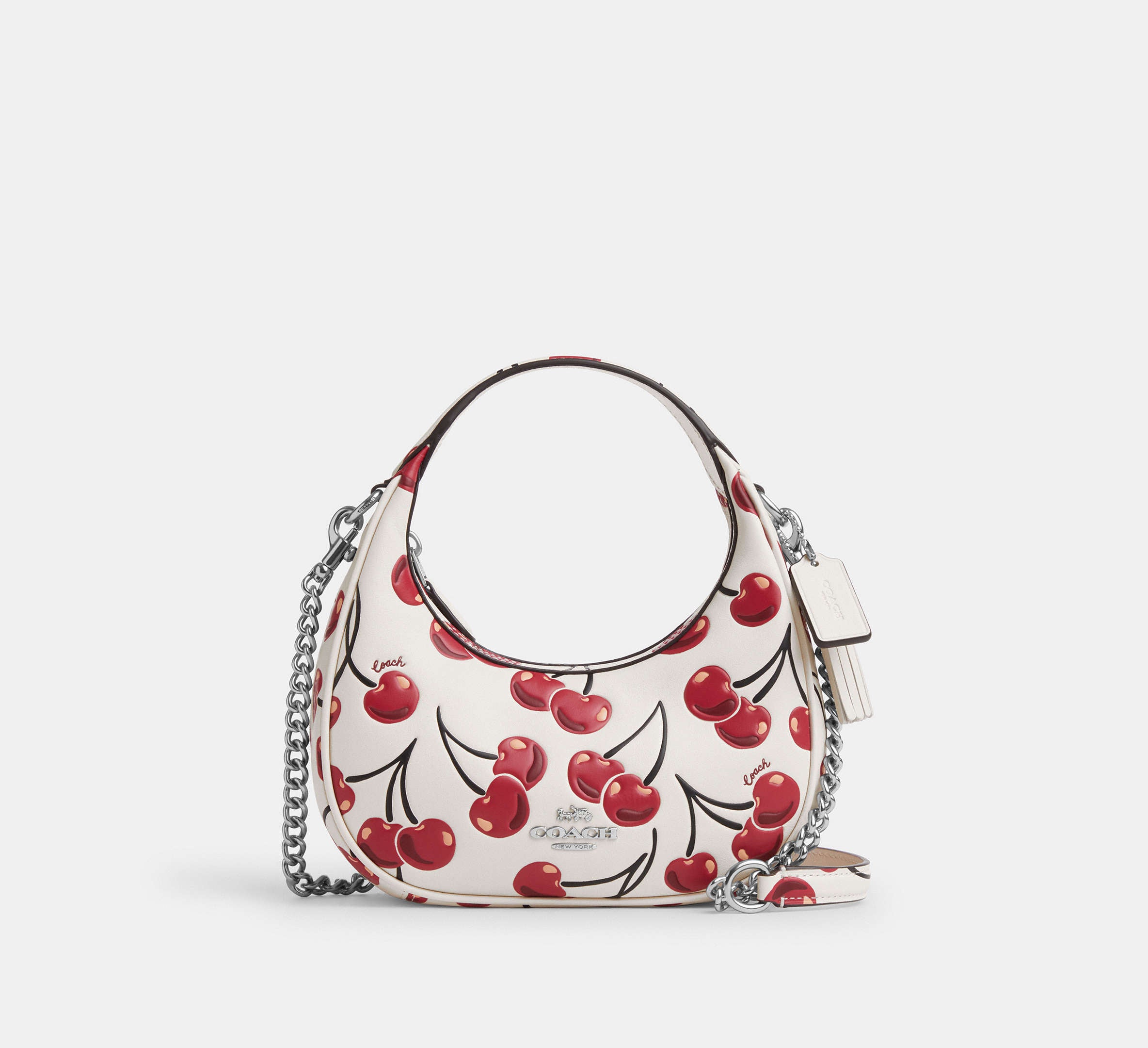(PREORDER) COACH - Carmen Mini Crossbody Bag With Cherry Print CY711