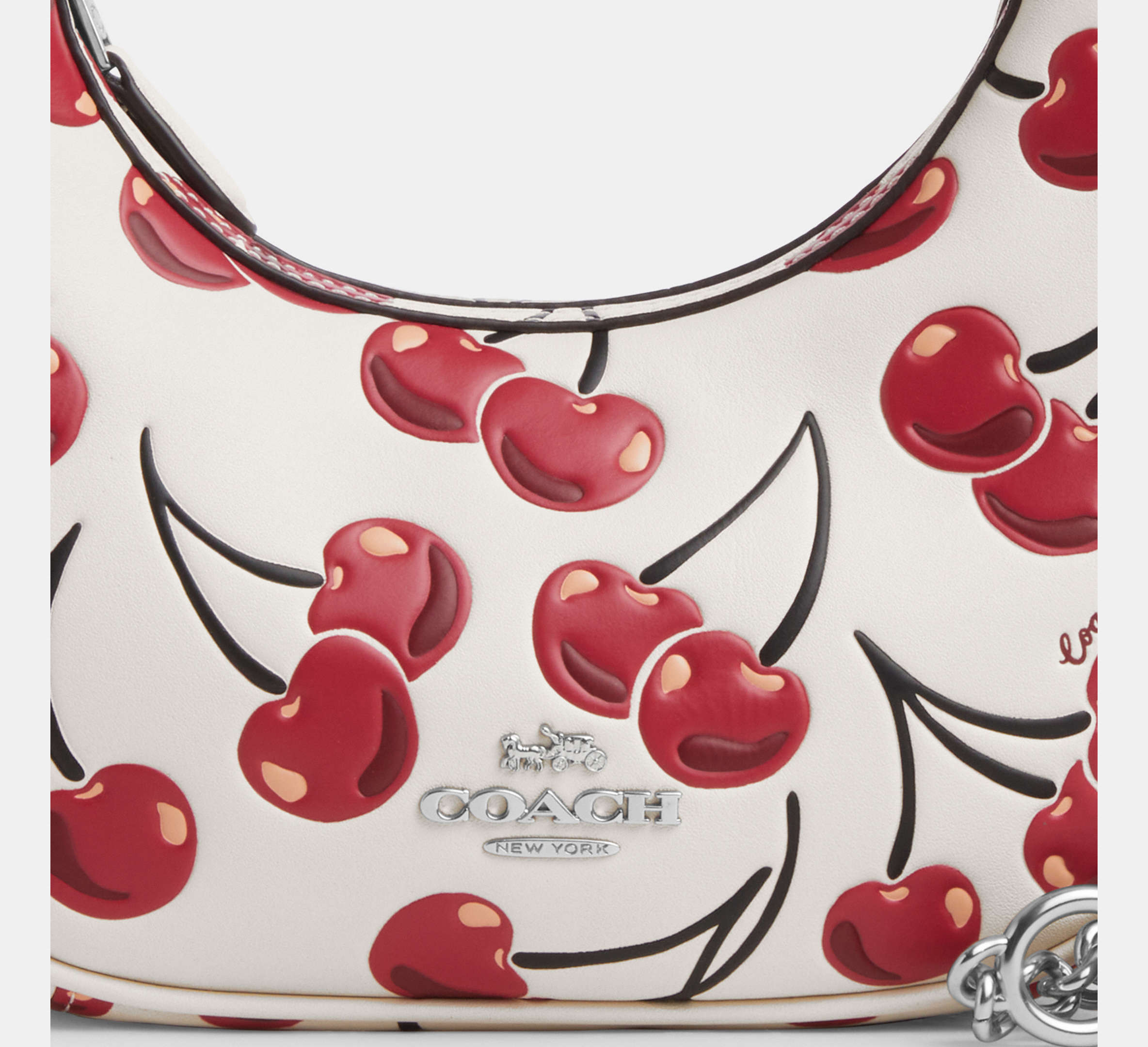(PREORDER) COACH - Carmen Mini Crossbody Bag With Cherry Print CY711