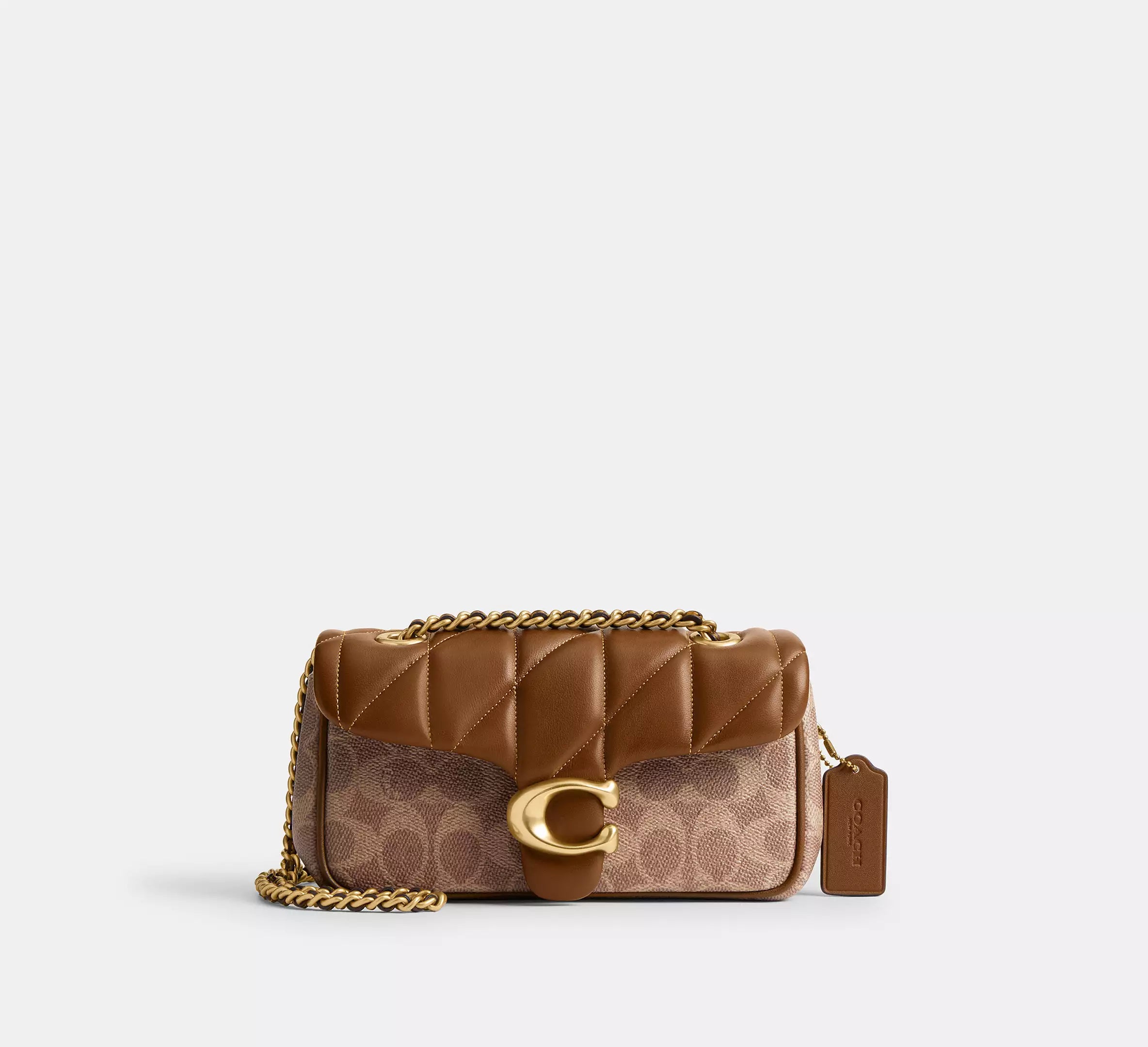 (PREORDER) COACH - Tabby Shoulder Bag 20 In Signature Canvas With Quilting CY816