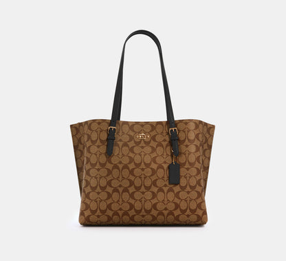 (PREORDER) COACH - Mollie Tote In Signature Canvas 1665