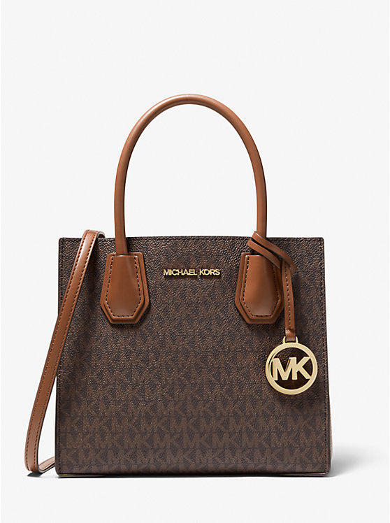 (PREORDER) Michael Kors - Mercer Medium Logo and Leather Accordion Crossbody Bag 35S1GM9M2B