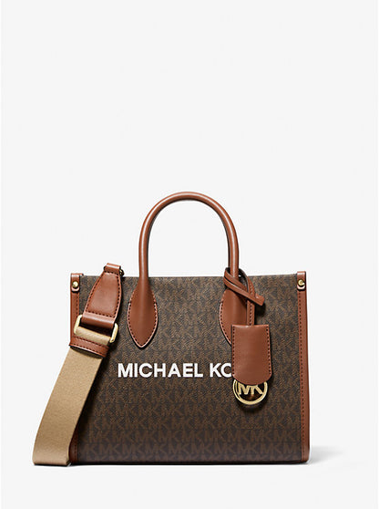 (PREORDER) MICHAEL KORS - Mirella Small Signature Logo Crossbody Bag 35S4G7ZC5B BROWN