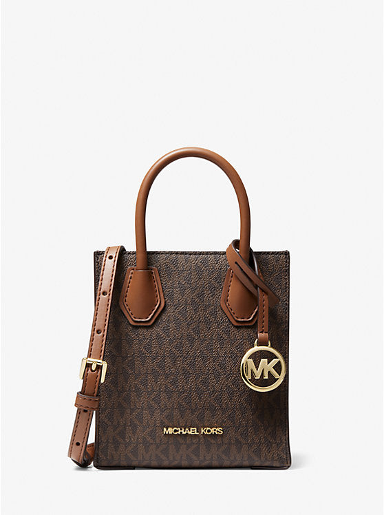 (PREORDER) MICHAEL KORS - Mercer Extra-Small Logo and Leather Crossbody Bag 35T1GM9C0I