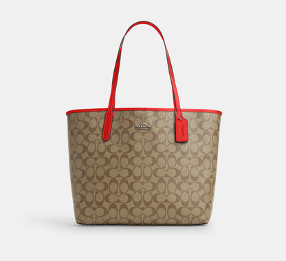 (PREORDER) COACH - City Tote Bag In Signature Canvas 5696