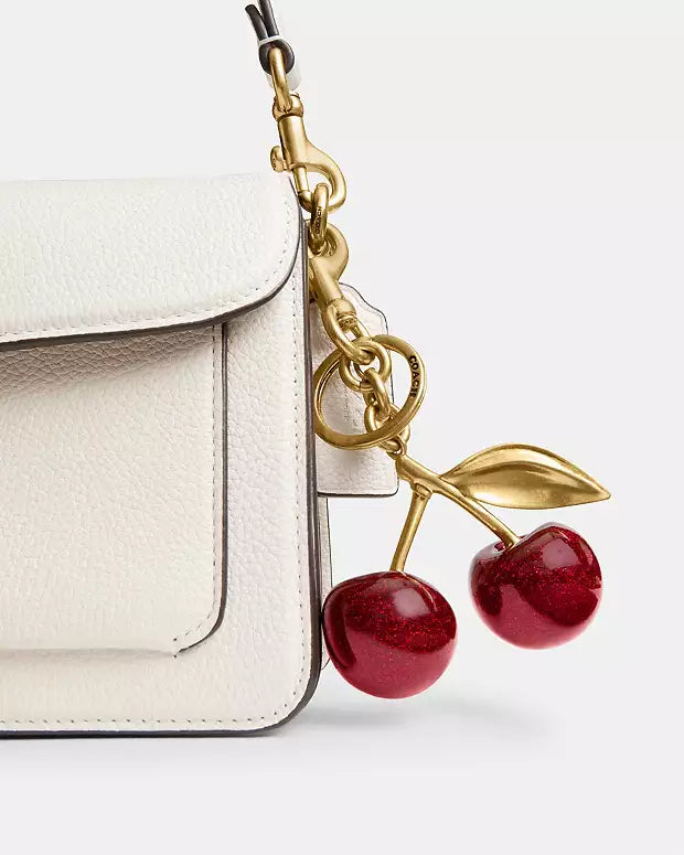 (PREORDER) Coach - Cherry Bag Charm 77840 Red