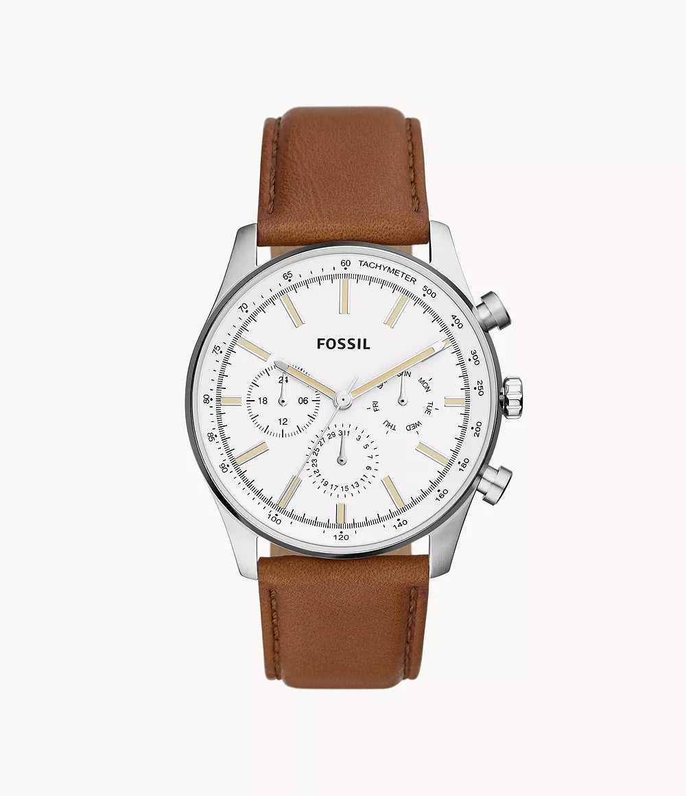 (PREORDER) FOSSIL - Sullivan Multifunction Leather Watch BQ2457 BQ2512 BQ2748 BQ2858 BQ2857