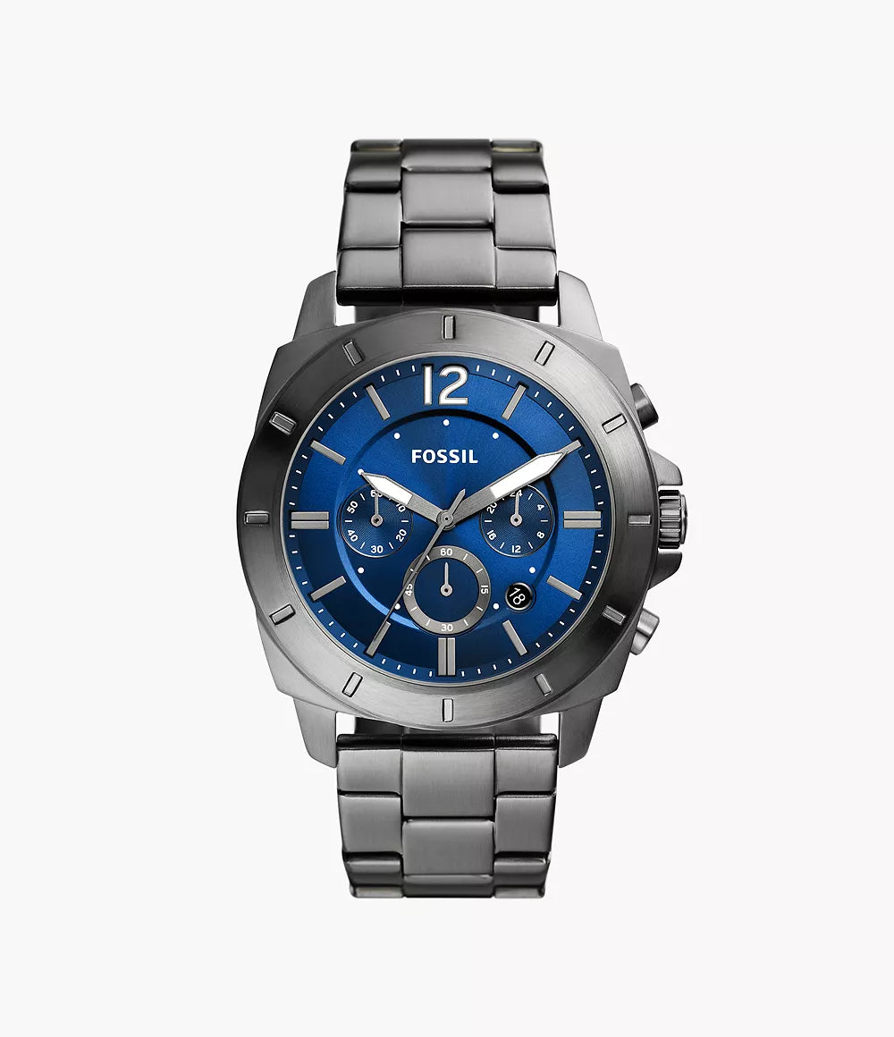 (PREORDER) FOSSIL - Privateer Chronograph Stainless Steel Watch BQ2816 BQ2815 BQ2817 BQ2758 BQ2757 BQ2759