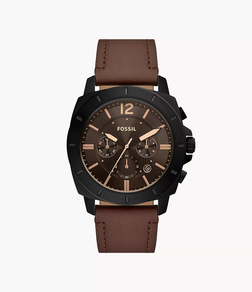 (PREORDER) FOSSIL - Privateer Chronograph Leather / Sport Mechanical Leather Watch BQ2819 BQ2820 BQ2821 BQ2429 BQ2427