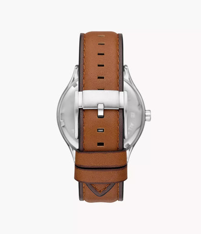 (PREORDER) FOSSIL - Fenmore Three-Hand Brown Leather Watch BQ2863 BQ2864 BQ2865