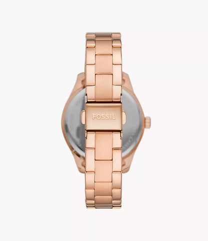 (PREORDER) FOSSIL - Rye Multifunction Rose Stainless Steel Watch BQ3692 BQ3691 BQ3757 BQ3761 BQ3762