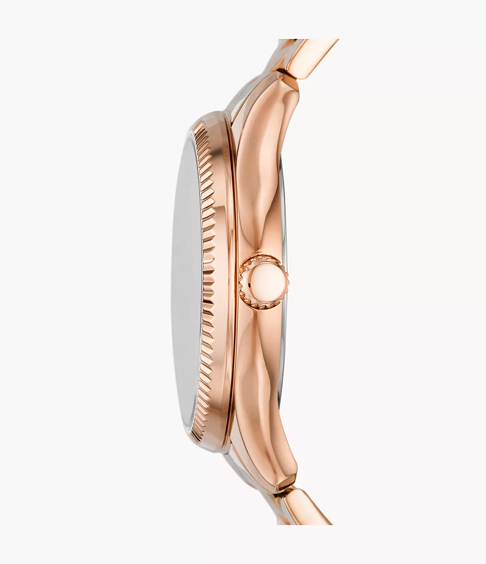 (PREORDER) FOSSIL - Rye Multifunction Rose Stainless Steel Watch BQ3692 BQ3691 BQ3757 BQ3761 BQ3762 BQ3969