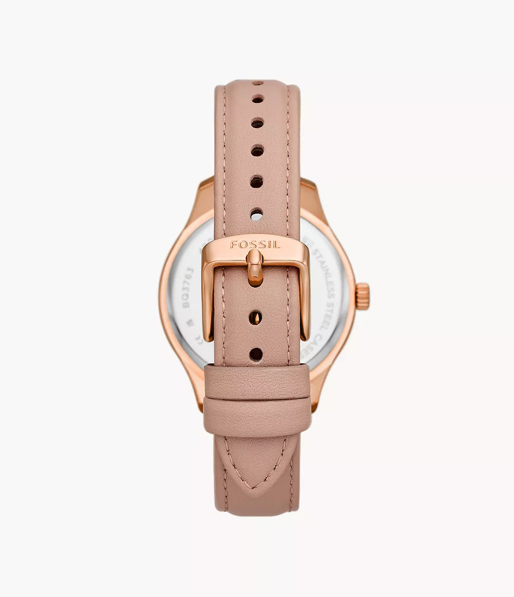 (PREORDER) FOSSIL - Rye Multifunction Leather Watch BQ3763 BQ3764 BQ3765