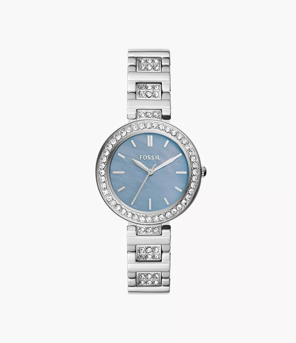 (PREORDER) FOSSIL - Karli Three-Hand Stainless Steel Watch BQ3182 BQ3181 BQ3337 BQ3952 BQ3865 BQ3903SET BQ3924