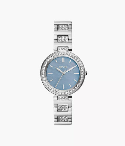 (PREORDER) FOSSIL - Karli Three-Hand Stainless Steel Watch BQ3182 BQ3181 BQ3337 BQ3952 BQ3865 BQ3903SET BQ3924