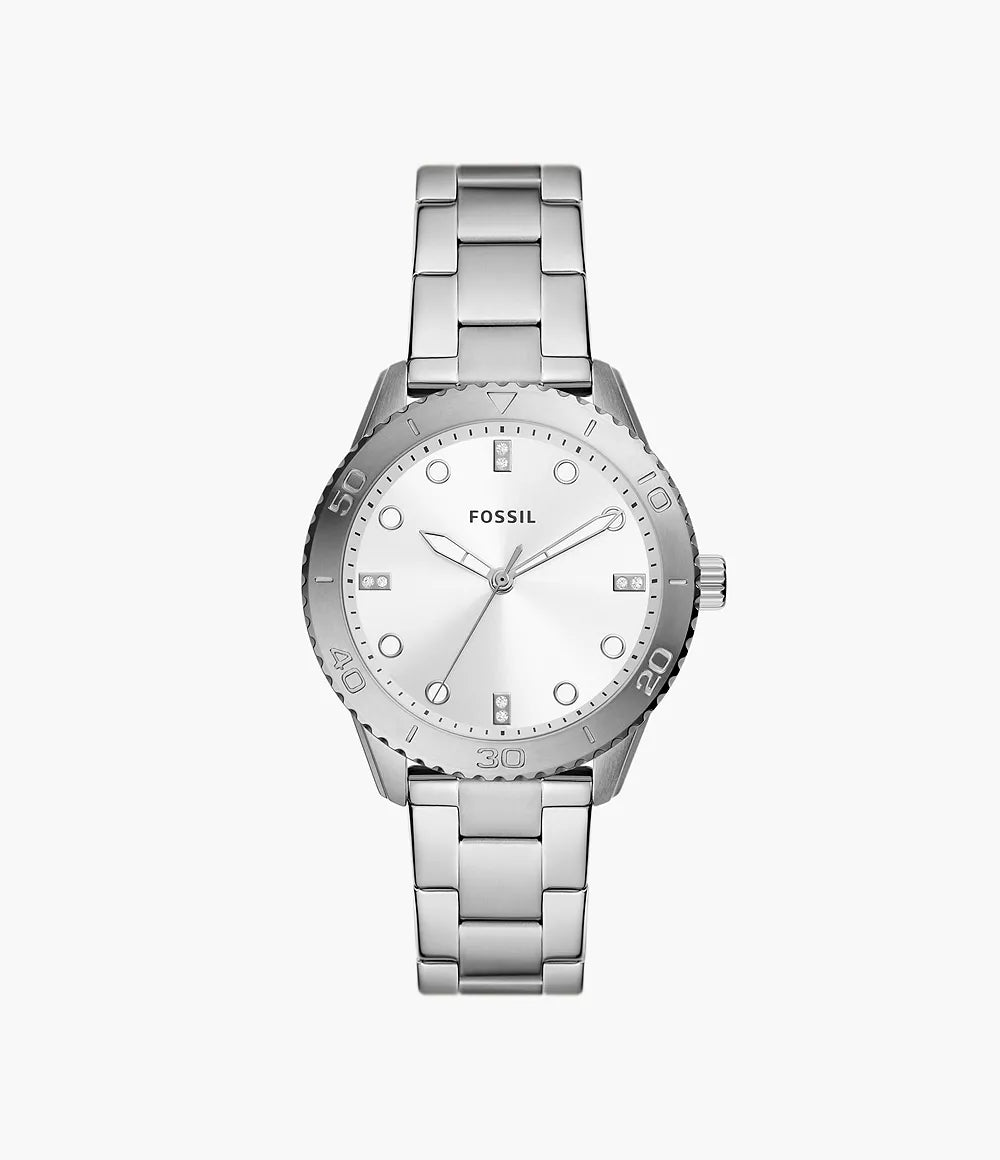 (PREORDER) FOSSIL - Dayle Three-Hand Stainless Steel Watch BQ3885 BQ3886 BQ3887 BQ3888