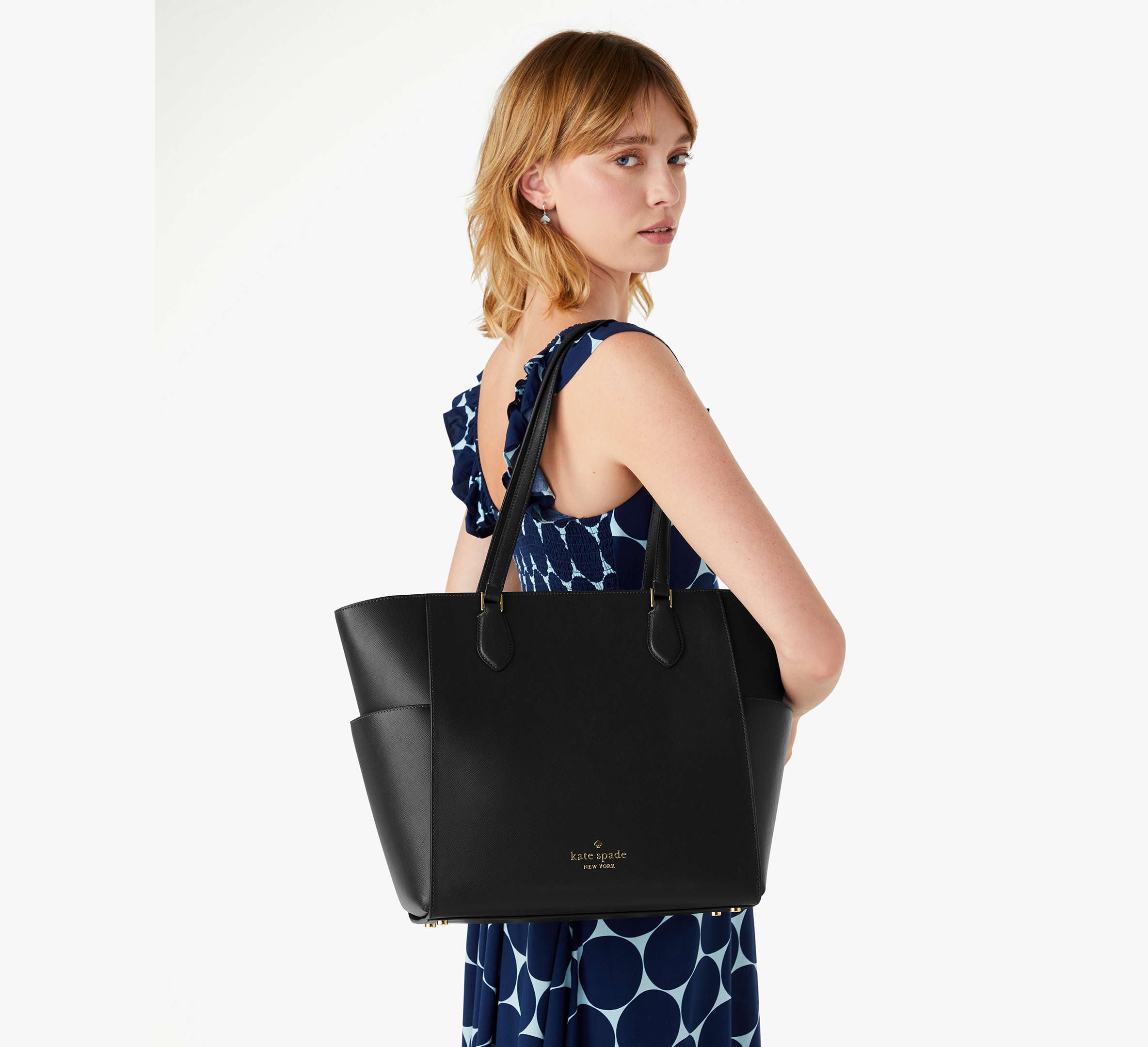 (PREORDER) KATE SPADE - Madison Laptop Tote KC435 Black