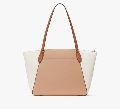 (PREORDER) KATE SPADE - Monica Tote KC467 Light Fawn Multi